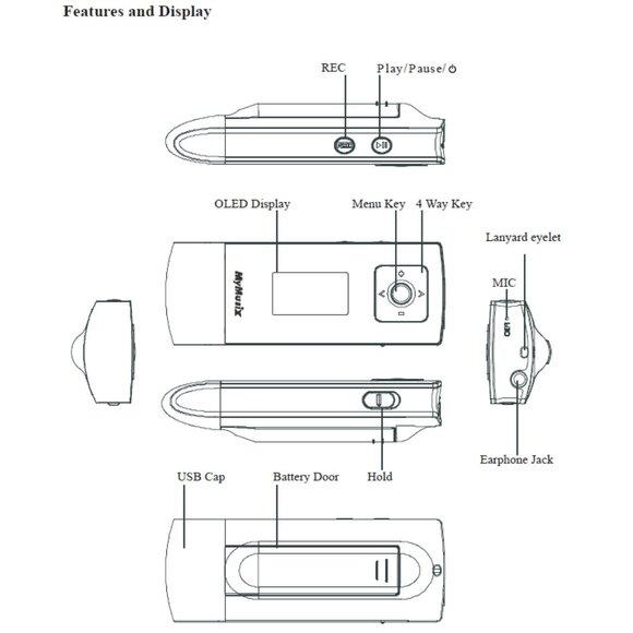 Vintage RadioShack MyMusix MP3 Player and 2GB USB Drive PD-6030 - Picture 8 of 13